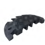 Cable Cover, Flip Top, End, 3 Cable (58*52)