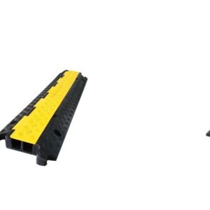 2-Channel Flip Top Cable Cover, yellow and black