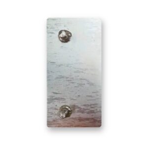 HD steel mat connector, 2-way galvanised plate
