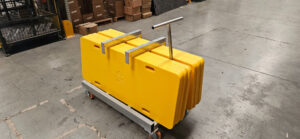Track Pad Trolley holding 18 Track Pads